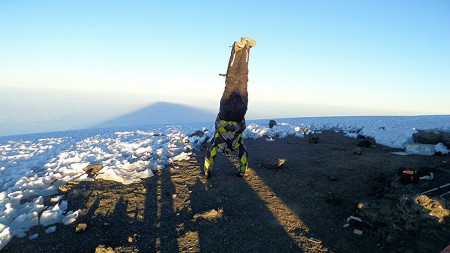 Auf 5895m Kilimanjaro